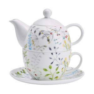 Tivoli Garden Teacup and Tea Server Set for One