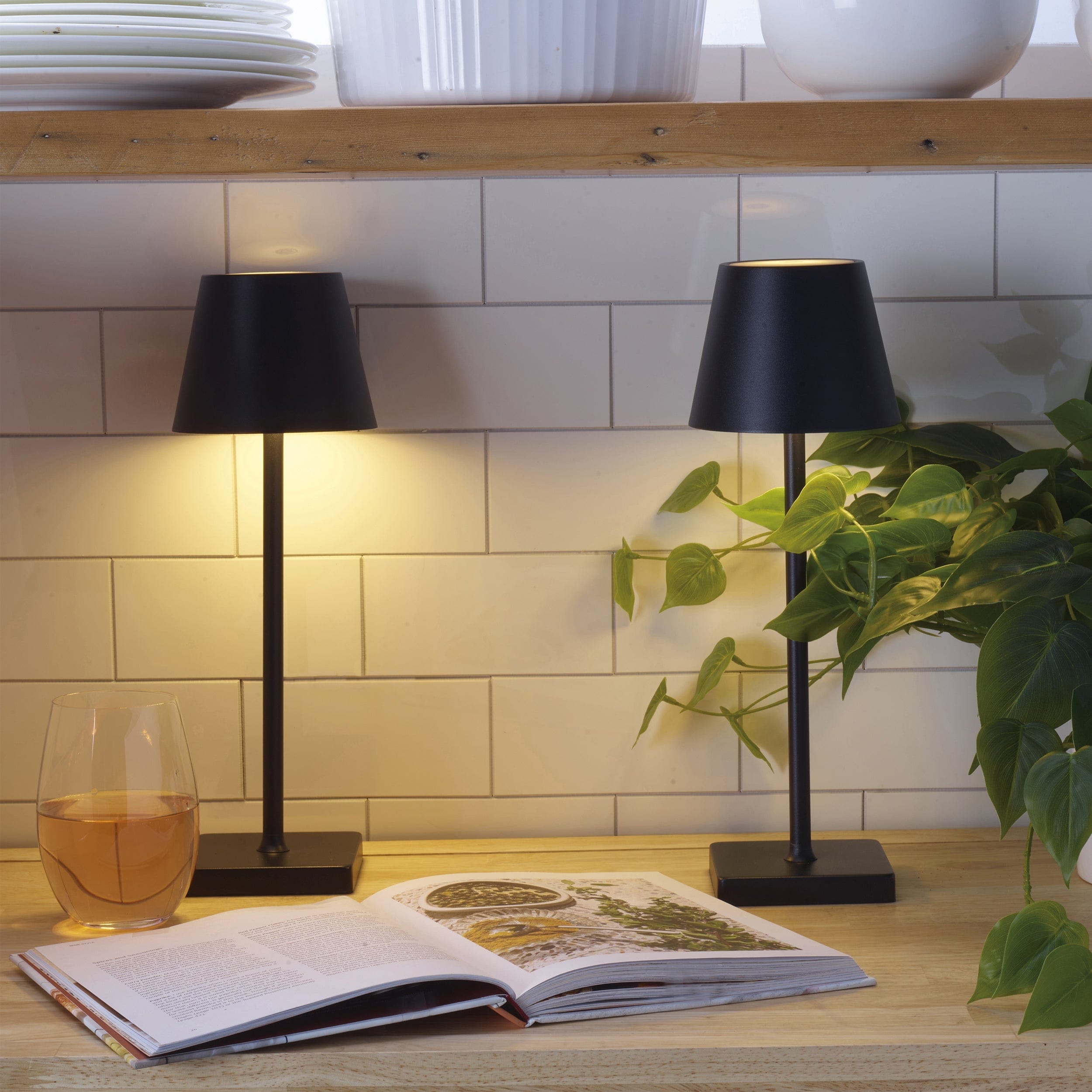 Cordless Rechargeable Set of 2 Table Lamps - Image 6