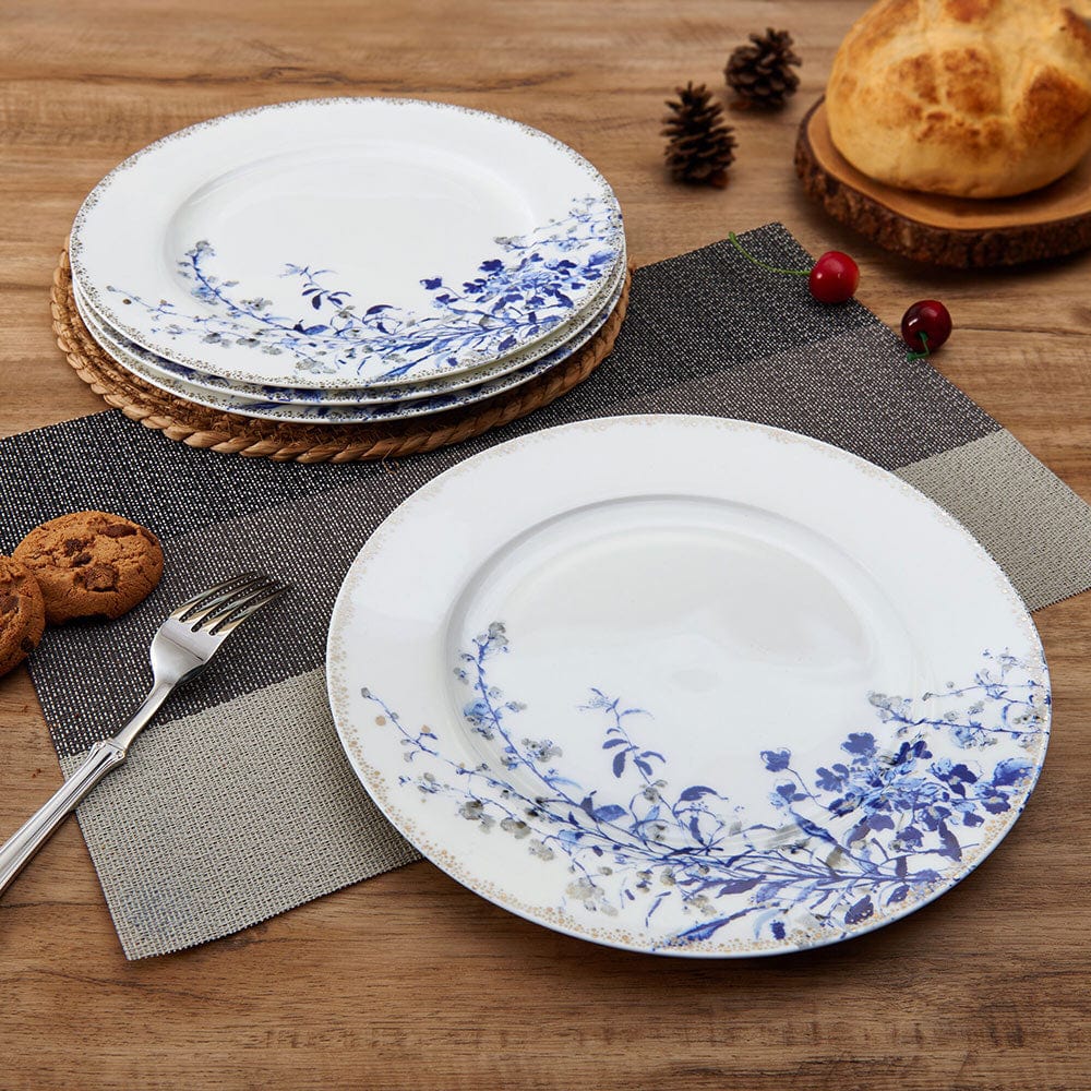 Kaia Platinum Set of 4 Dinner Plates - Image 2