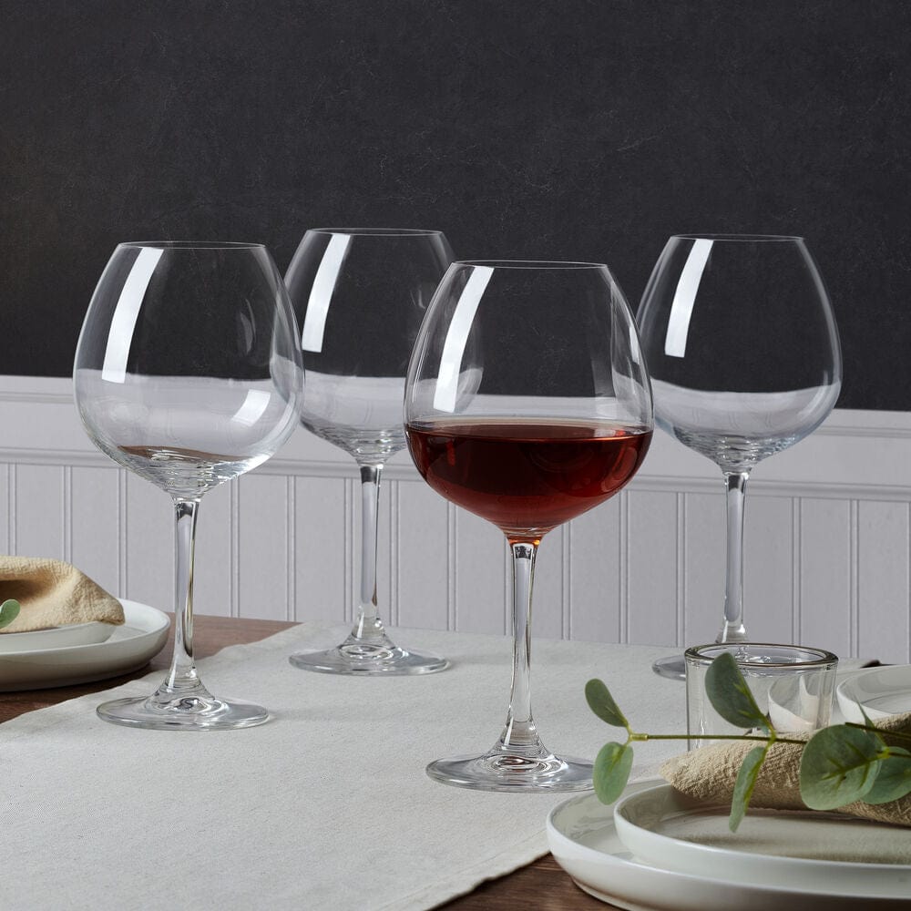 Lana Set of 4 Red Wine Balloon Glasses - Image 2