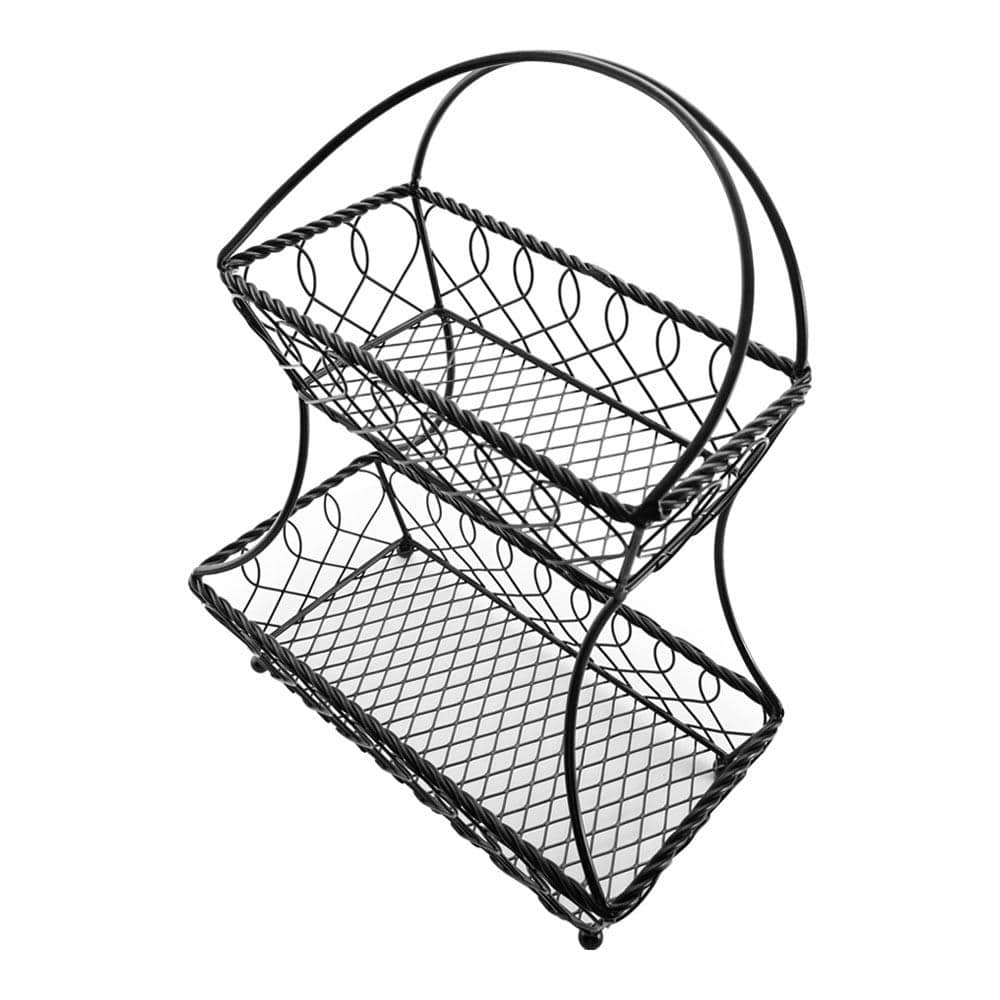 Lattice 2 Tier Fruit Storage Basket - Image 2