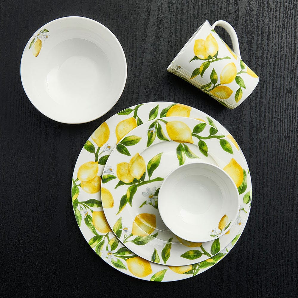 Lemons Set of 4 Soup Cereal Bowls - Image 2