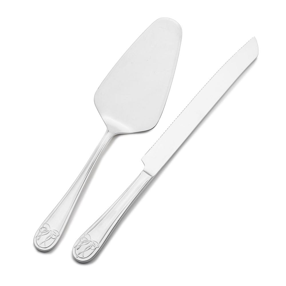 Love Story Cake Knife and Server Set