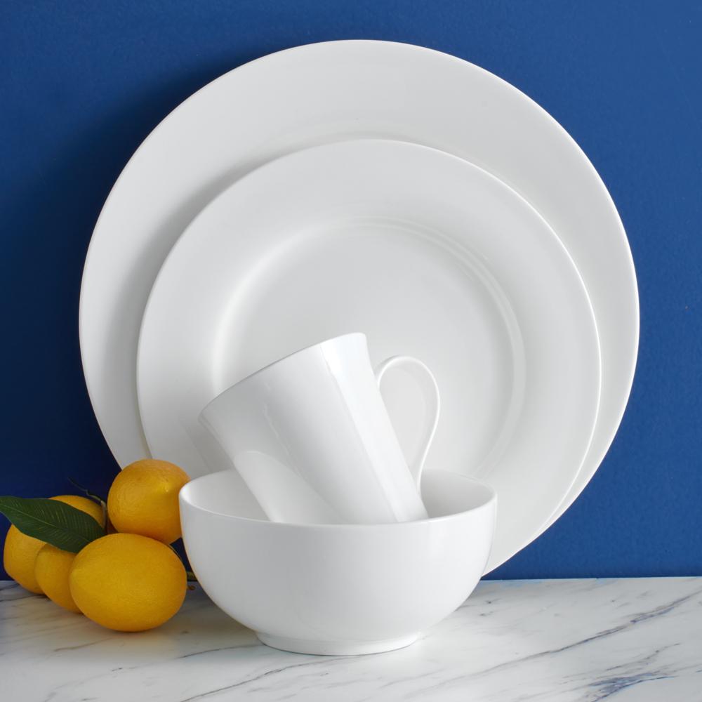 Lucerne White Dinner Plate - Image 3