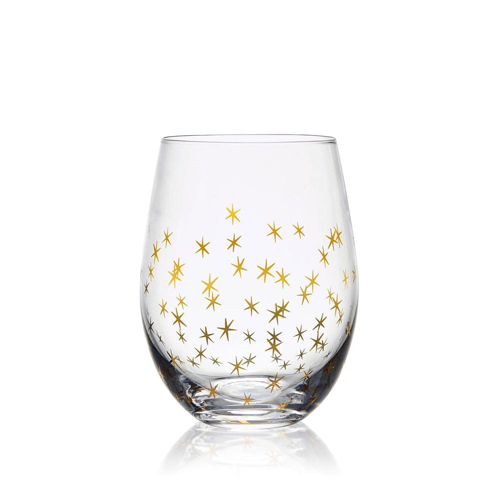 Party Set of 4 Stemless Wine Glasses - Image 6