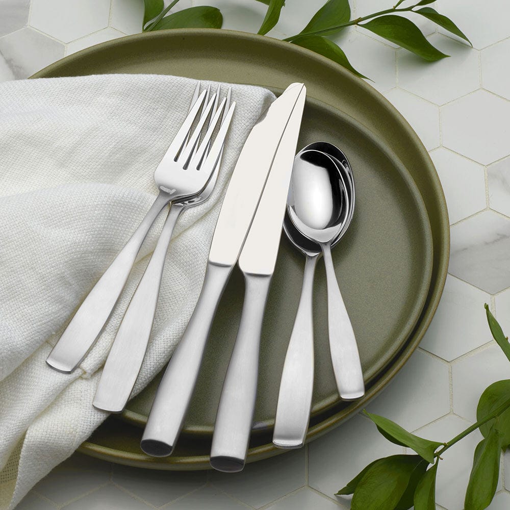 Satin Loft 75 Piece Flatware Set. Service for 12 - Image 3