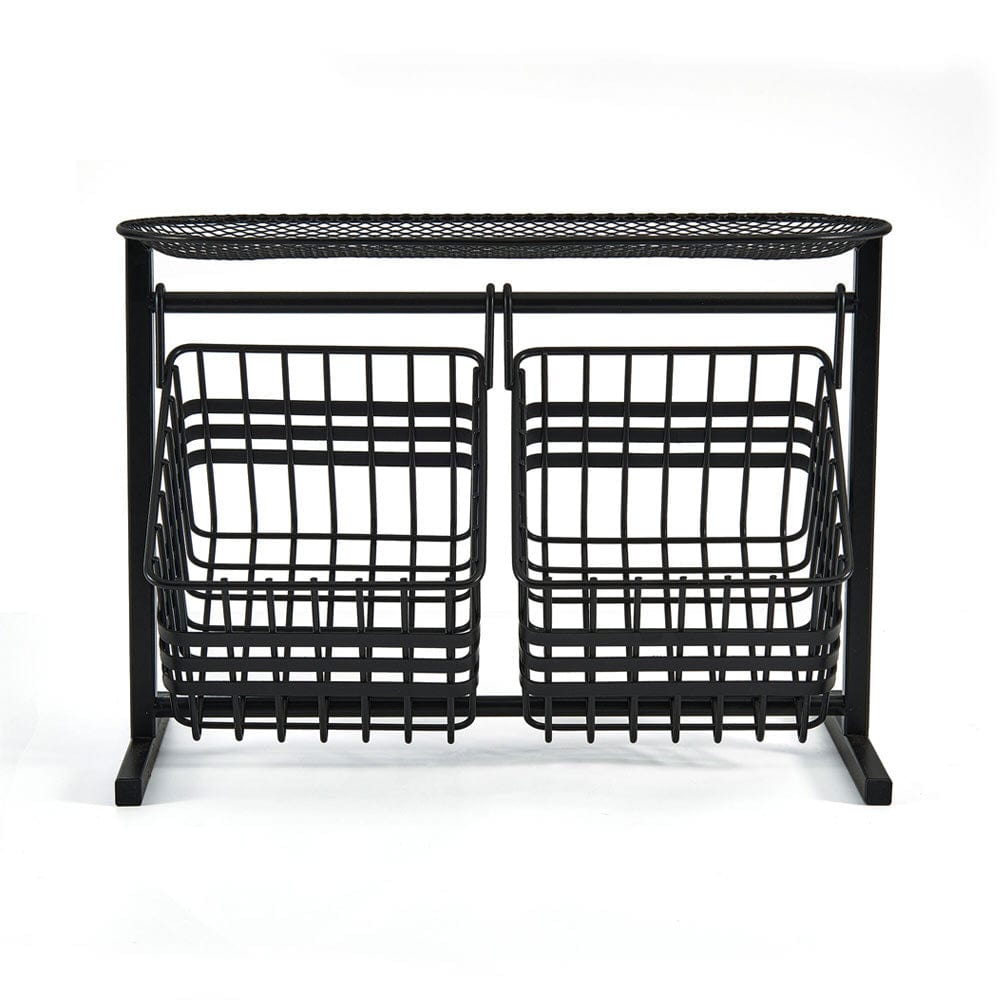 Wrapped Band 2 Tier Storage Basket - Image 6